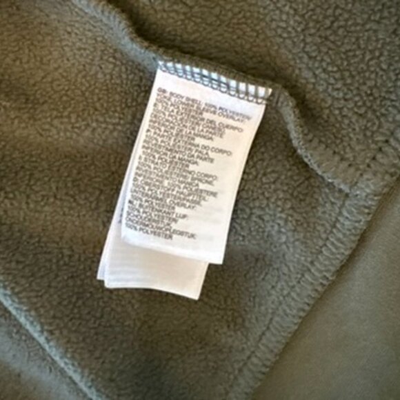 The North Face Climb On Full-Zip Hoodie Green/Black. Fleece Lined. - Picture 8 of 8